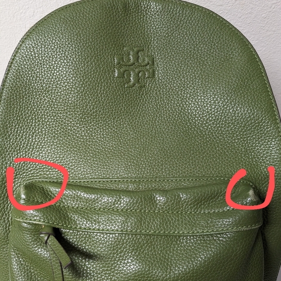 Tory Burch Thea Pebbled Backpack - Picture 8 of 12